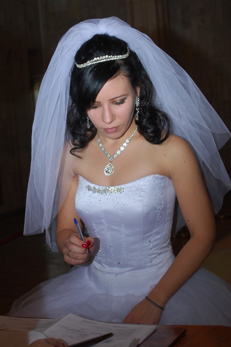 Tatiana che si sposa